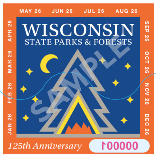 2025 Wisconsin State Park Sticker