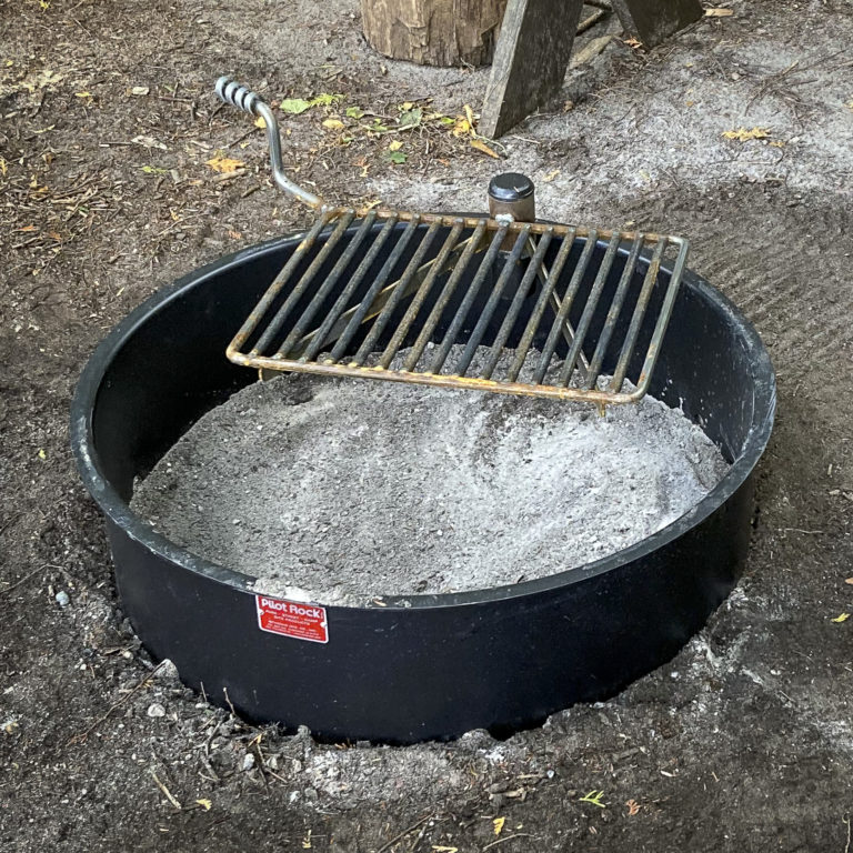 Campsite Fire Rings and Leopold Benches Newport Wilderness Society